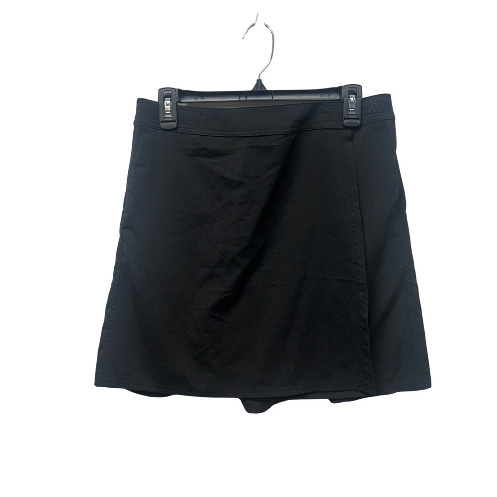 RipSkirt Hawaii Women Small Black Wrap Mini Skirt Quick Dry Active Travel Pocket